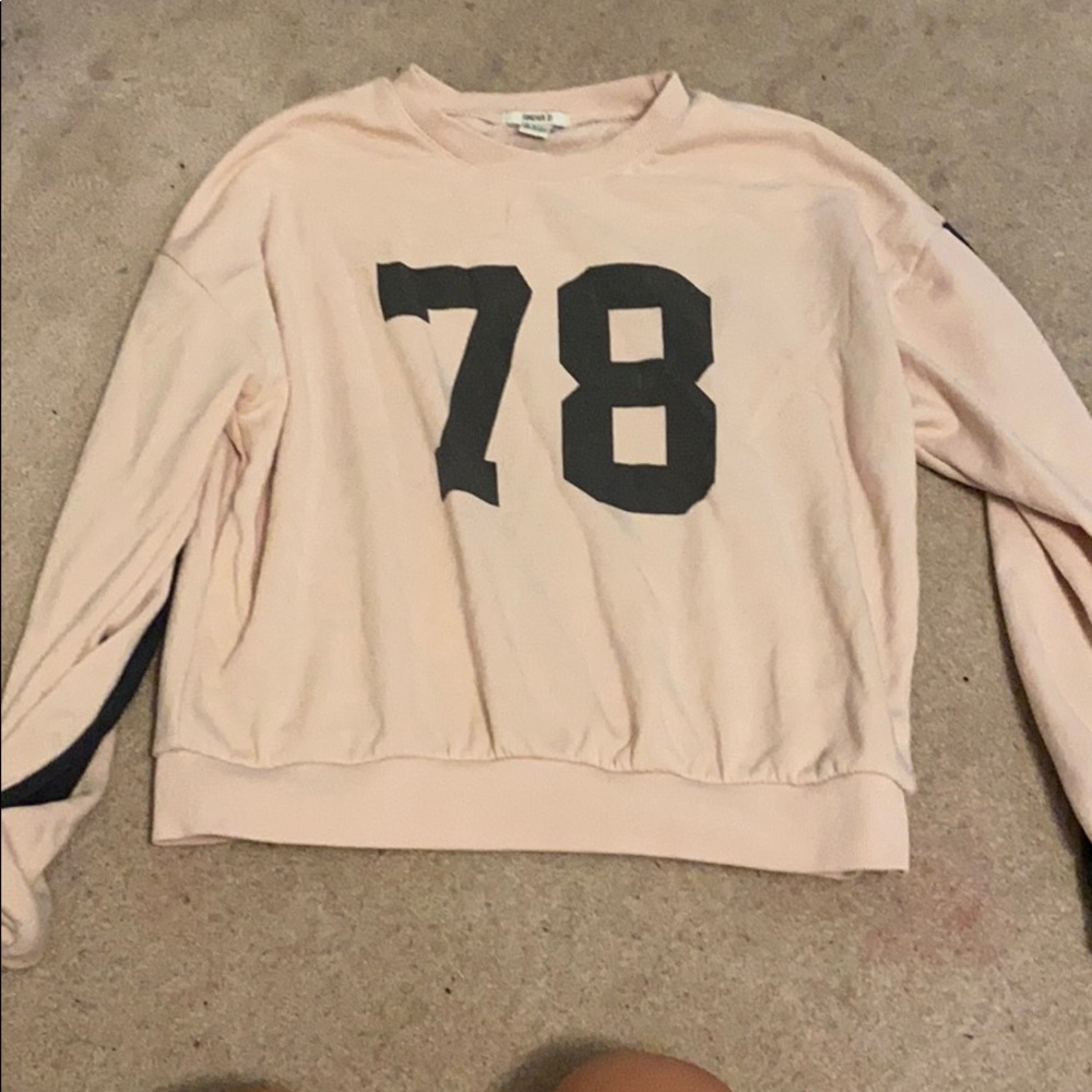 Forever 21 pink crewneck